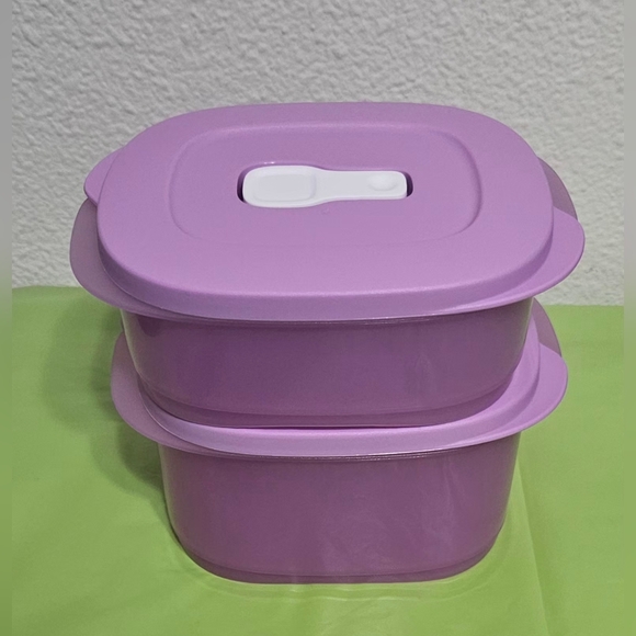 Tupperware Purple Food Storage Containers - Picture 2 of 4